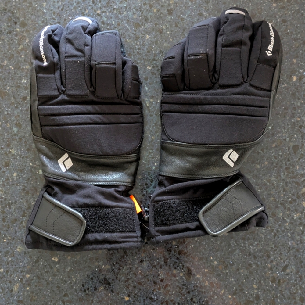 Black Diamond Black Ski Gloves